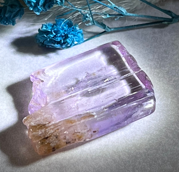 クンツァイト 原石 タンブル