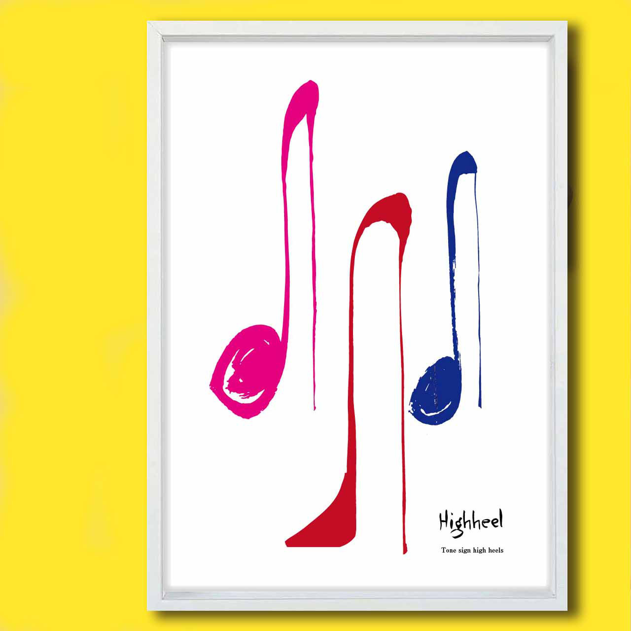 ハイヒールトーン　イラスト　ポスター　A4 A3 A2 A1　アートポスター　アート/sei/新着順検索　1992