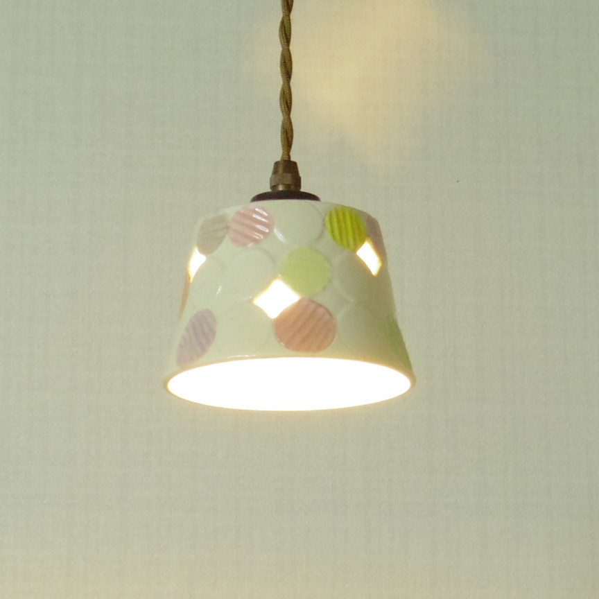 陶器のペンダントランプ 9