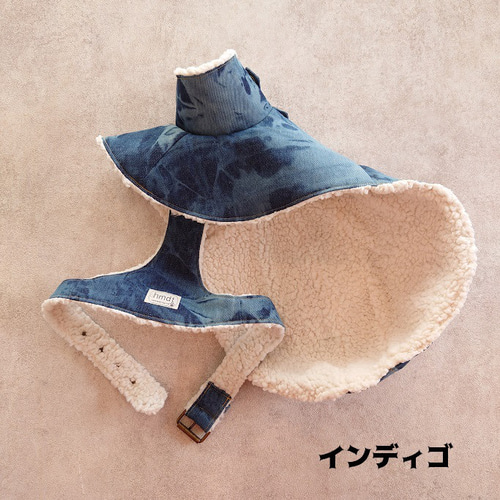 送料込】イタグレ服 ブリーチデニムのポンチョコート IS・IM・IL