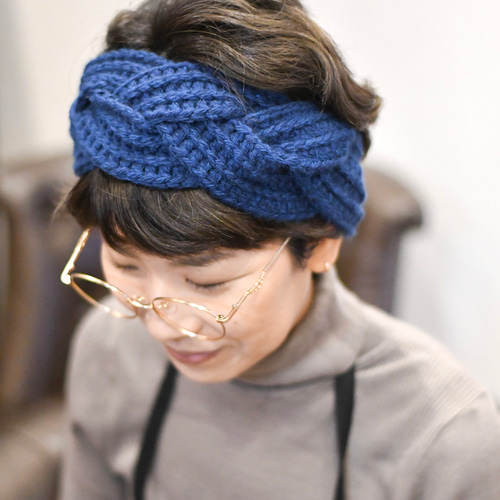 【保障できる】 sale 【即納】ヘアバンド/ターバン 幅広 三つ編み（ディープ ヘアアクセサリー