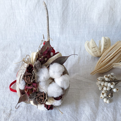 ブッダナッツの飾り◯ブラウンコットン 948bcee515bde01ba5f2d7480b160a