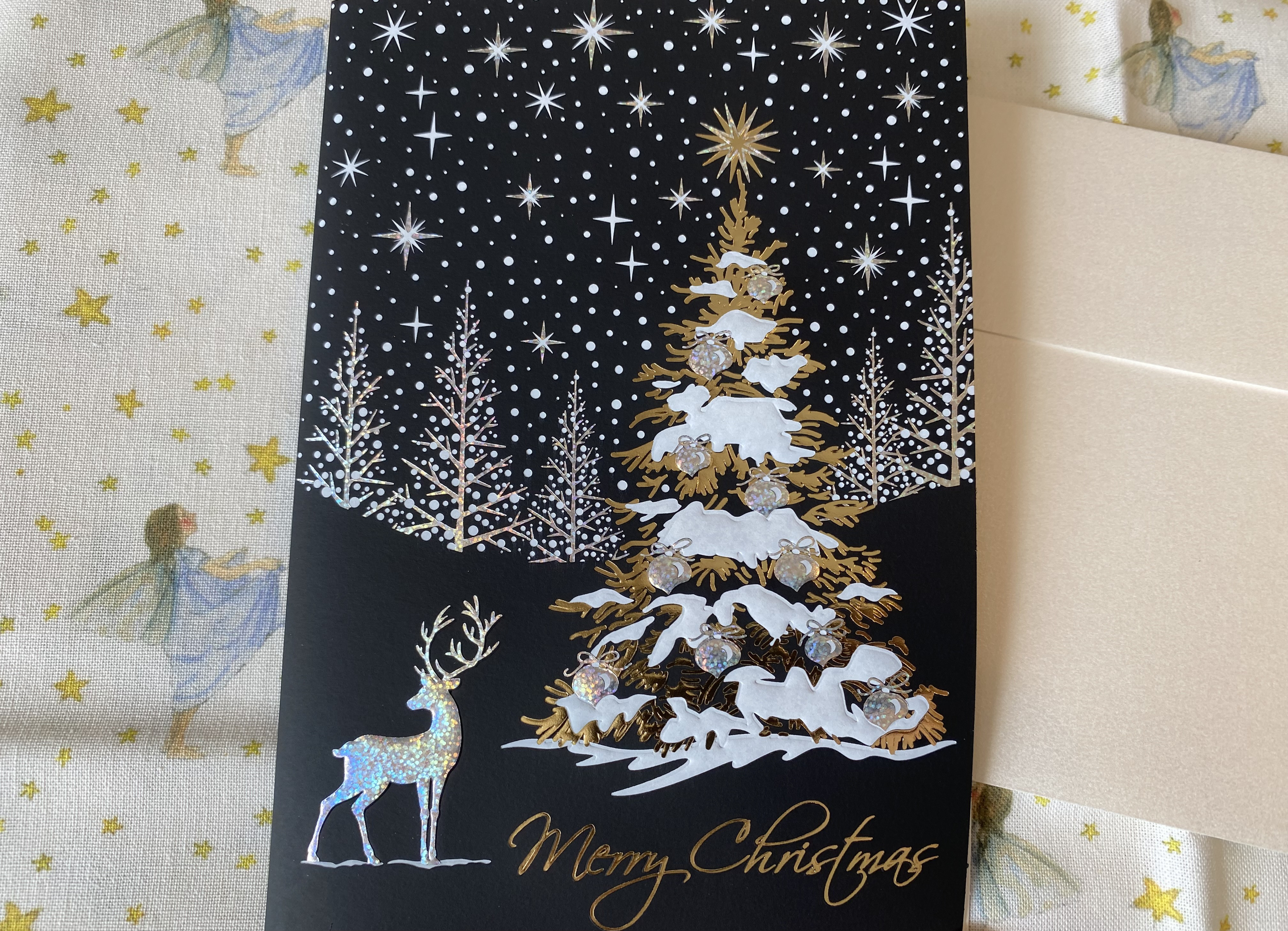 クリスマスカードの額 大型