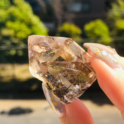 ルチルクォーツのポイント 天然石 虹色の星 通販 16692522 ルチルクォーツのポイント 天然石 虹色の星 通販 16692522