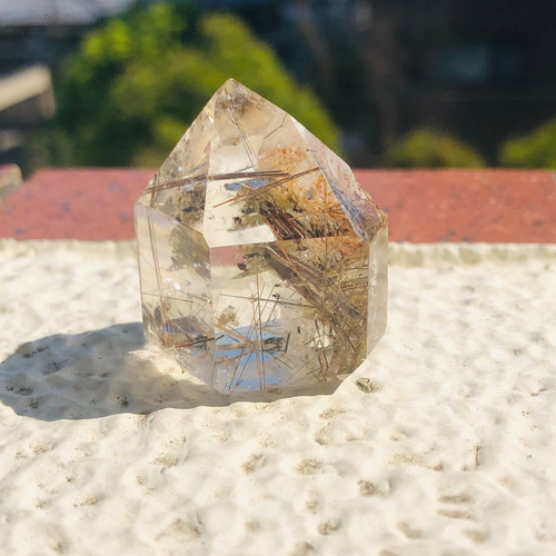 ルチルクォーツのポイント 天然石 虹色の星 通販 16692522 ルチルクォーツのポイント 天然石 虹色の星 通販 16692522
