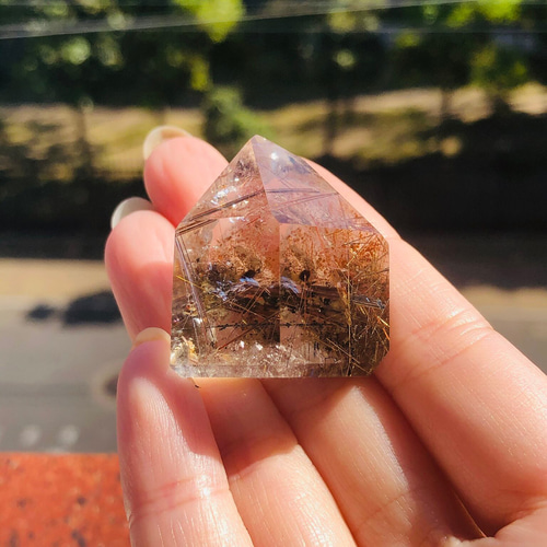 ルチルクォーツのポイント 天然石 虹色の星 通販 16692522 ルチルクォーツのポイント 天然石 虹色の星 通販 16692522