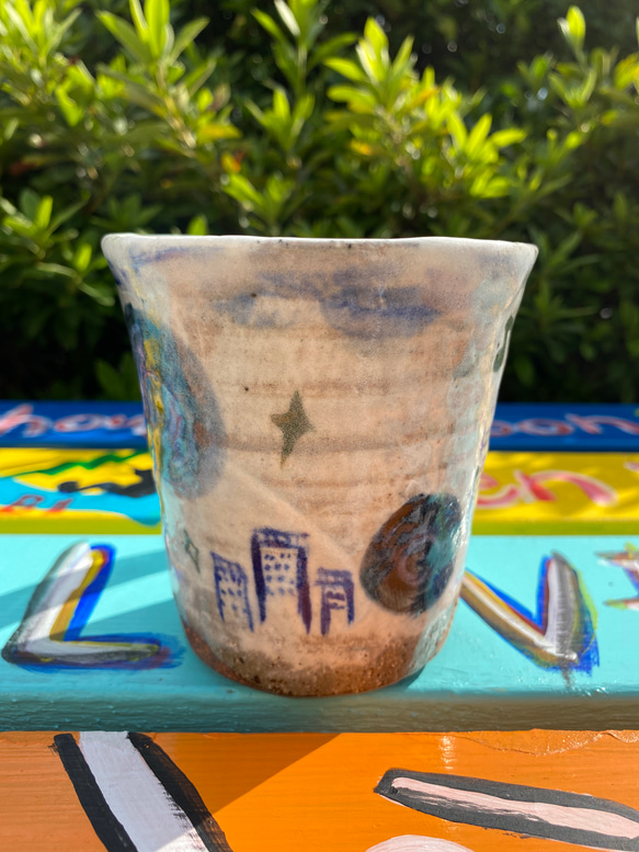 マグカップ　夜景　陶器　コーヒーカップ　mhr1-30 4枚目の画像