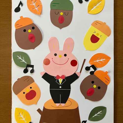 11月壁面 切り絵 ちょき✂︎ぺた 通販 16693196｜Creema(クリーマ