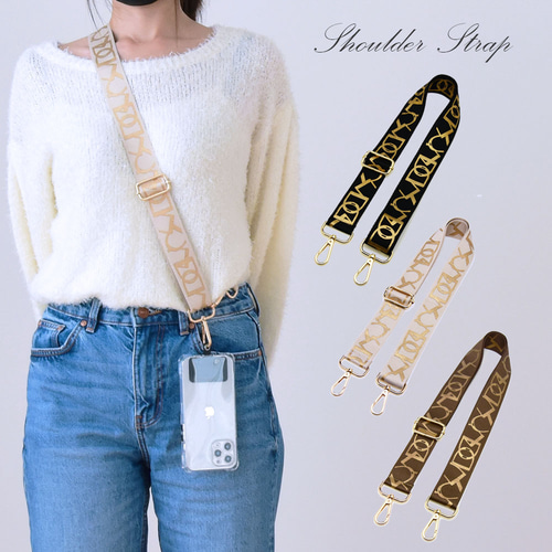 スマホショルダー ショルダーストラップ 幅広 太め「エジプト」スマホ