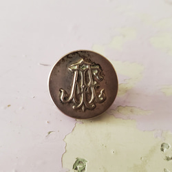 K様ご予約品】フランスアンティーク モノグラムボタン AF 18mm ボタン 