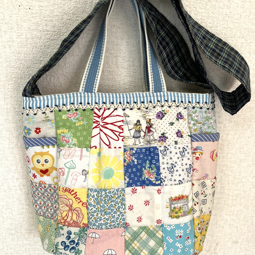 パリコレクション かわいいパッチワークバック ショルダーバッグ 通販 とら トートバッグ