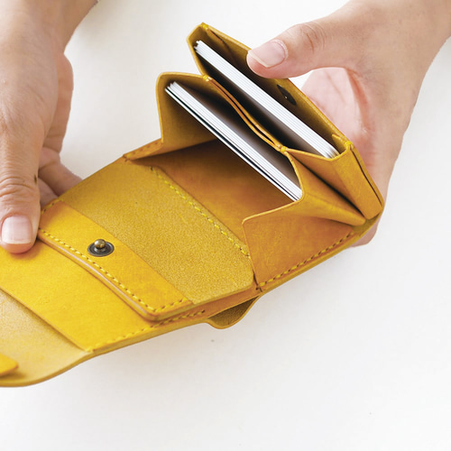 使いやすい 三つ折り財布 【ブラック】 革 メンズ レディース レザー