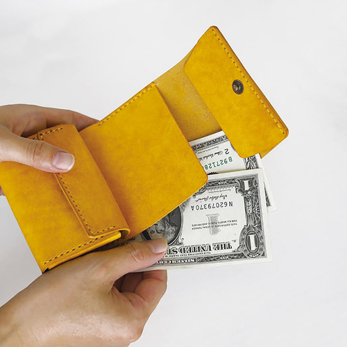 使いやすい 三つ折り財布 【ブラック】 革 メンズ レディース レザー