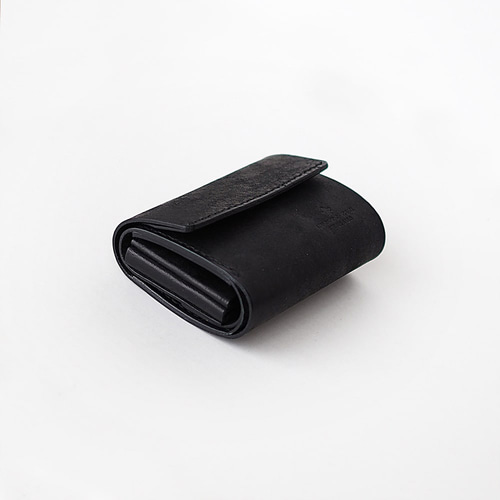 使いやすい 三つ折り財布 【ブラック】 革 メンズ レディース レザー