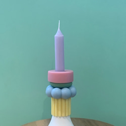 トイキャンドル　toy candle A つみ木みたいなキャンドル 1枚目の画像