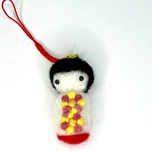 羊毛フェルト　和ページ 期間限定受注生産 梅咲き誇る干支 巳 ヘビ 羊毛フェルト置物