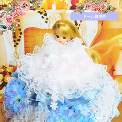 ドール用　秋冬限定ファーマント　ピンク　リカちゃん　ジェニー　ショール　ドール服　人形服　冬コート 2枚目の画像