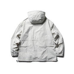 秋冬新品 フード付きジャケット メンズ 無地 レトロ アウトドアアウターコート 黒 白 2枚目の画像