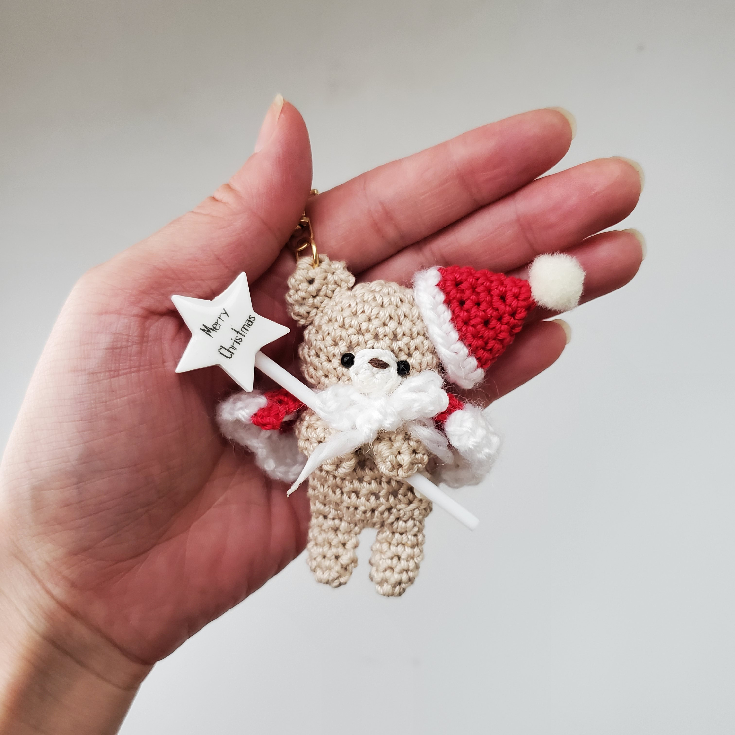 【もうすぐクリスマス】お名前Keiの方　クリスマスストッキングとホルダーセット