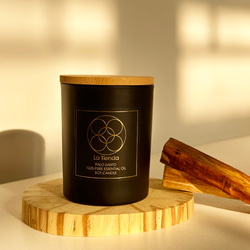 パロサント ソイキャンドル 140g キャンドル アロマキャンドル Palo Santo Candle 1枚目の画像