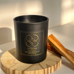 パロサント ソイキャンドル 140g キャンドル アロマキャンドル Palo Santo Candle 2枚目の画像