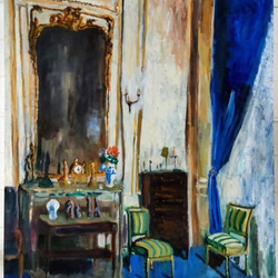 原画「ヴィルジュスト通りの家」F30・油彩画 4枚目の画像