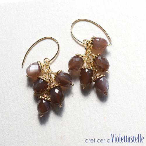 14kgf どんぐりピアス♡ Kaya 様専用♦︎14kgfどんぐりカービングチャーム