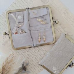 【送料無料!】 小花　小物入れ　ジュエリーケース　ハンドメイド　オーダーメイド オーダーメイド】名入れ誕生花ジュエリーボックス・ジュエリー