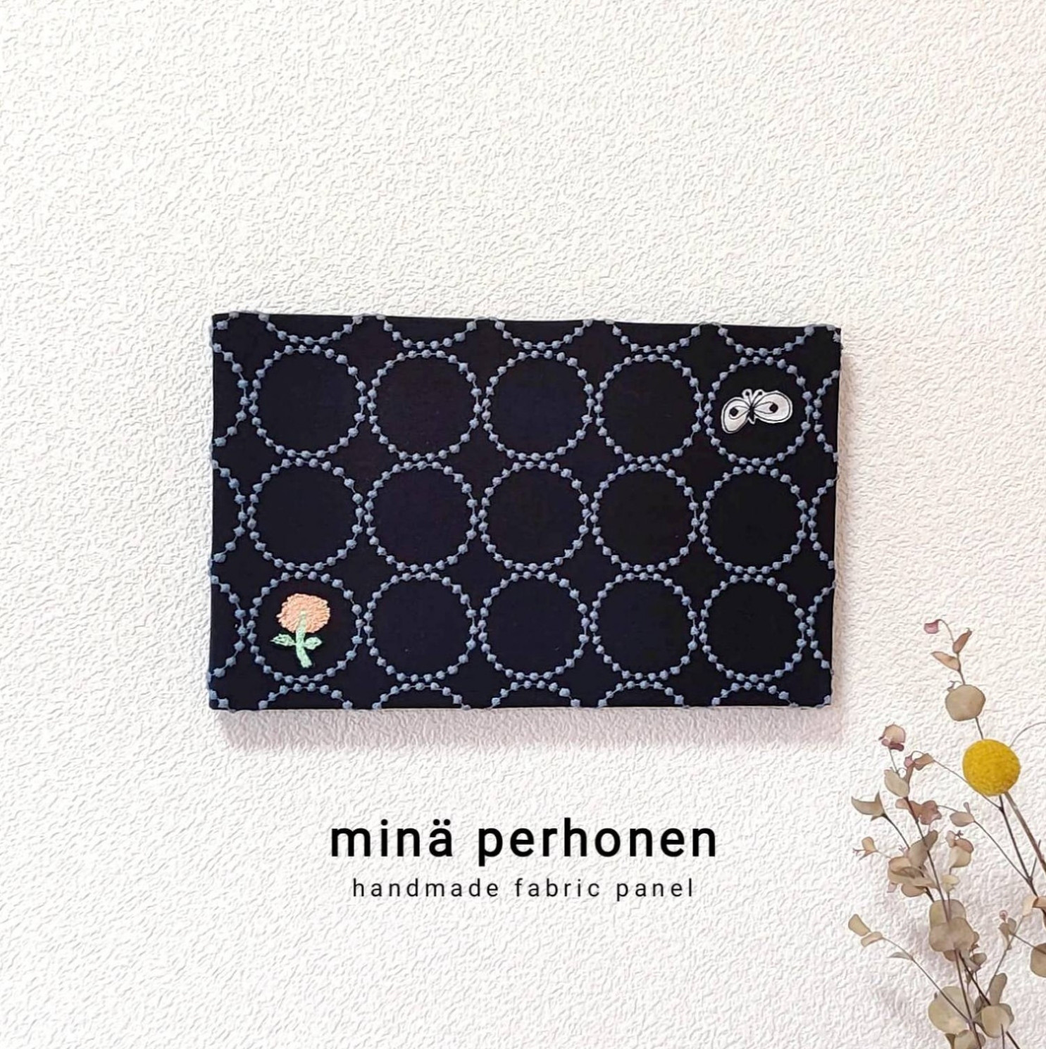 ミナペルホネンファブリックボードインテリアタンバリンクリスマス