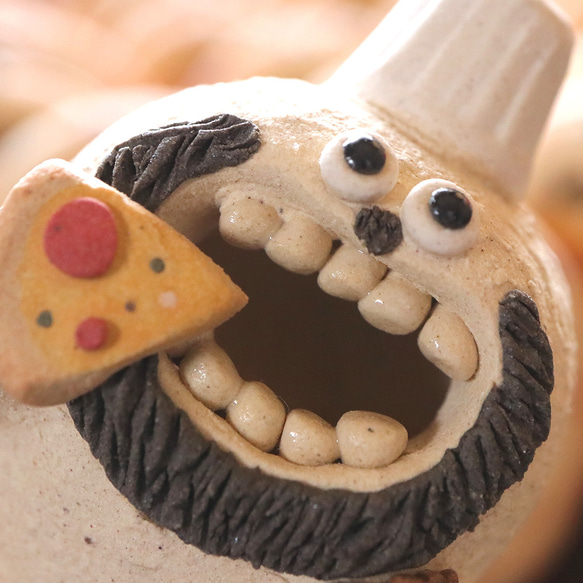 シェフ 歯シリーズ ララポルタ限定数販売 陶器 インテリア 置物