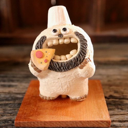 シェフ 歯シリーズ ララポルタ限定数販売 陶器 インテリア 置物