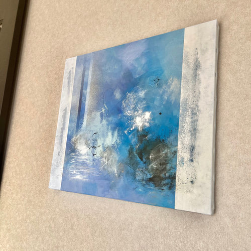 現代アート　53×45.5㎝　大きめ　モダン　アートパネル　インテリア　絵画 現代アート 53×45.5㎝ 大きめ モダン 絵画 原画 抽象画 アート