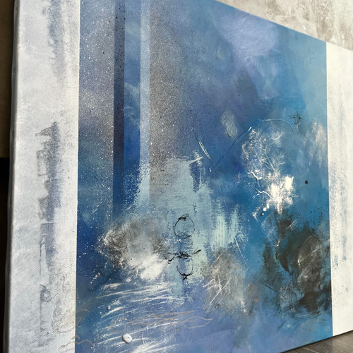 現代アート　53×45.5㎝　花　モダン　アートパネル　インテリア　抽象画 現代アート 53×45.5㎝ 花 モダン アートパネル インテリア 抽象