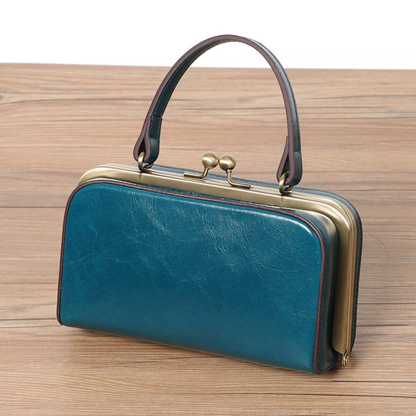 バーバリーブルーレーベル　がま口　ハンドバッグ　チャーム バーバリーブルーレーベル がま口 ハンドバッグ チャーム バーバリー