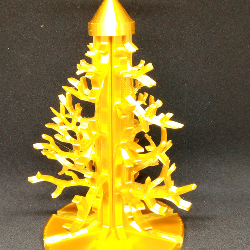 MENU ジュエリーツリー スタンド ツリーゴールド（クリスマスツリー、ジュエリースタンド、アクセサリー