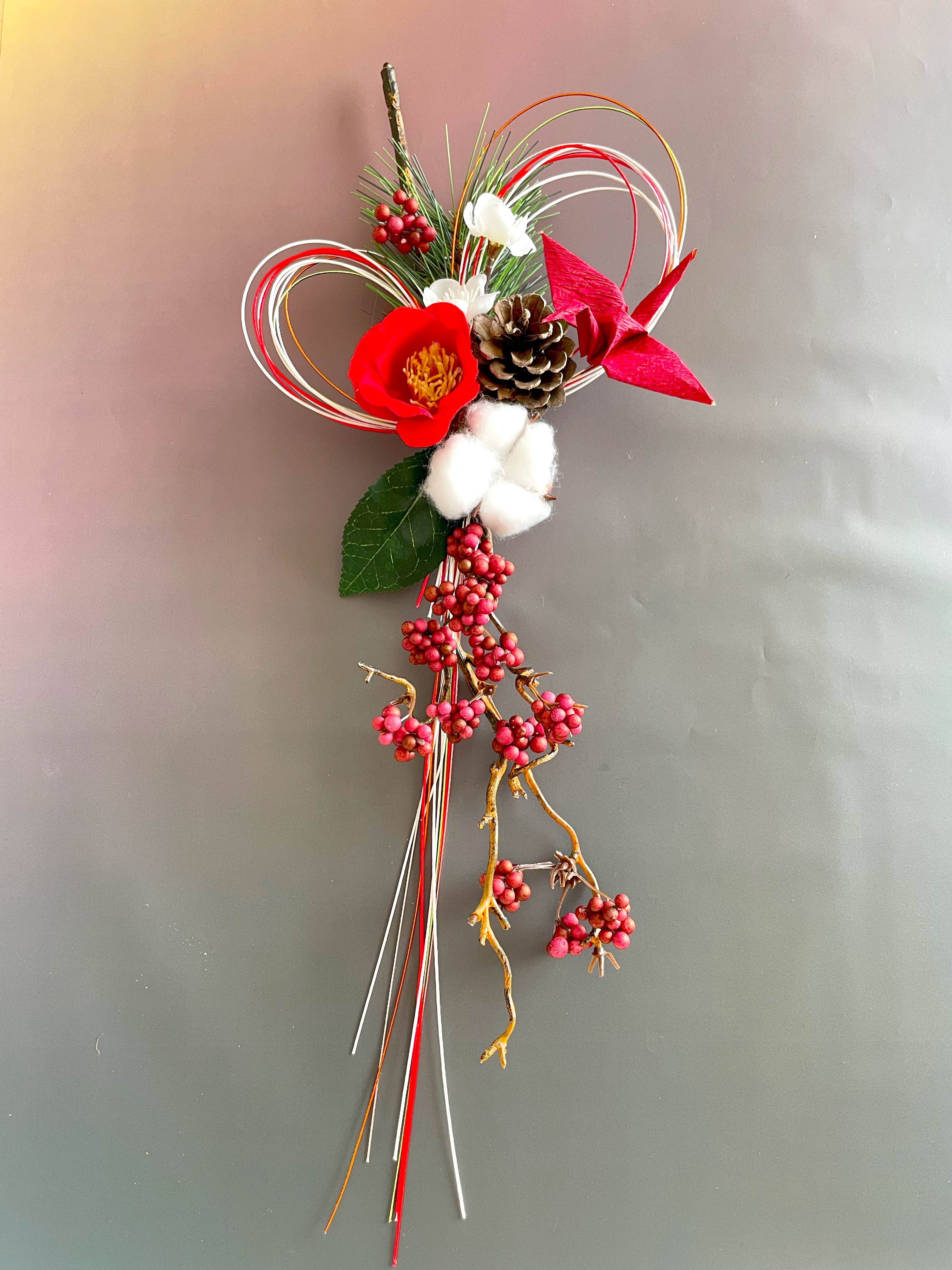 ダルマ　正月飾り　ハンドメイド