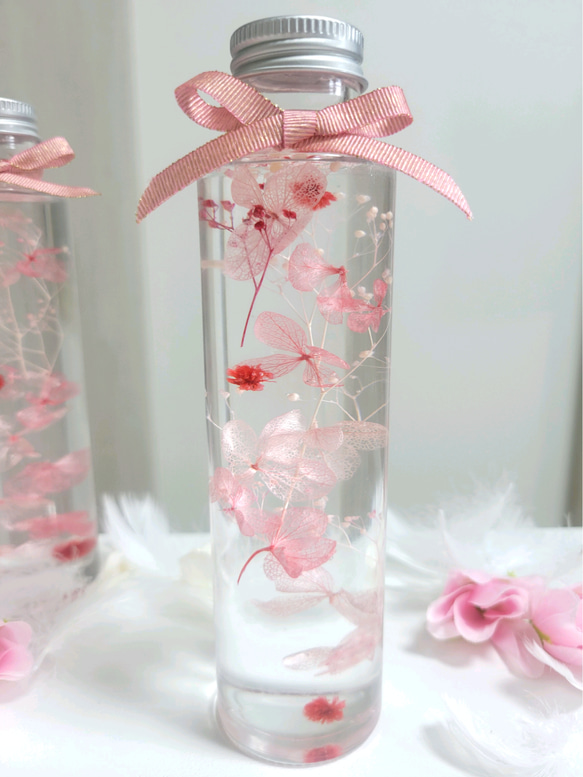 桜のハーバリウム(プレゼント用ラッピングあり) 1枚目の画像