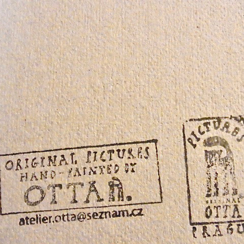 OTTA 手書きイラストポスター絵アート