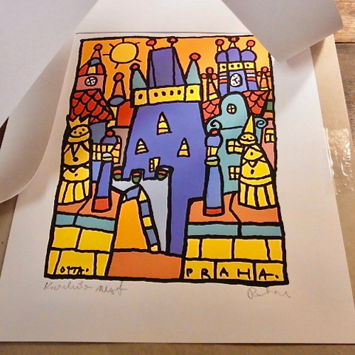 OTTA 手書きイラスト ポスター 絵 アート OTTA 手書きイラスト