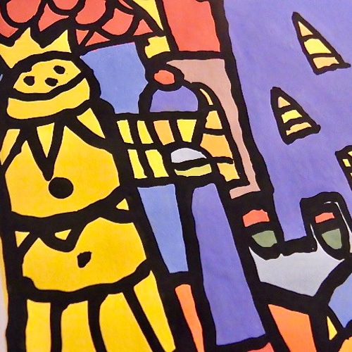 OTTA 手書きイラスト　ポスター　絵　アート OTTA 手書きイラストポスター絵アート