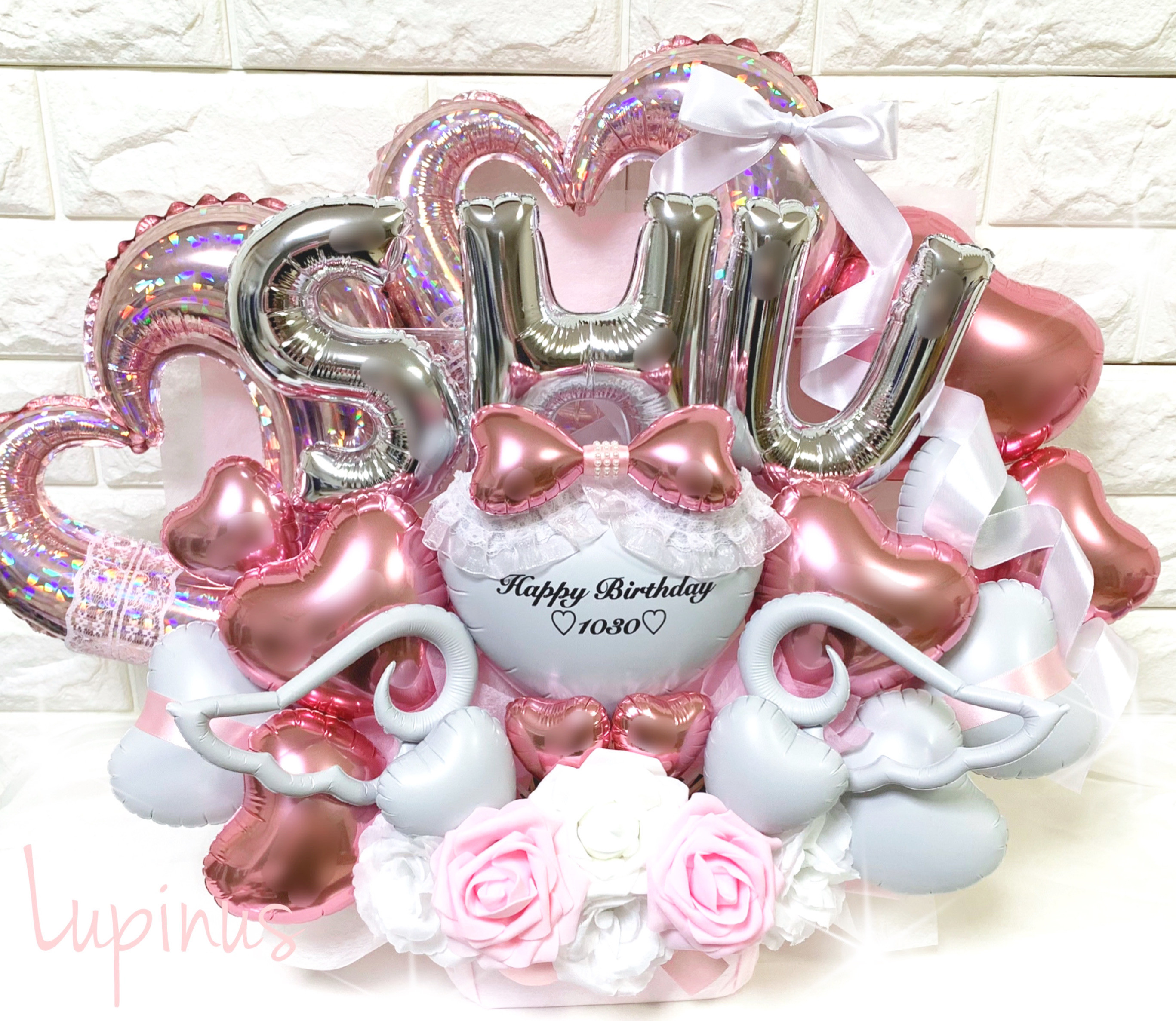 【推し活】バルーンアレンジ 3文字 生誕祭 誕生祭 推し活 卒業式 成人式