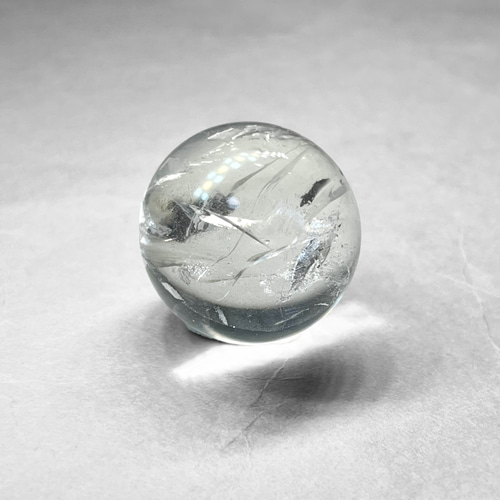 crystal quartz sphere / 水晶スフィア A ( レインボーあり ) 天然石 N
