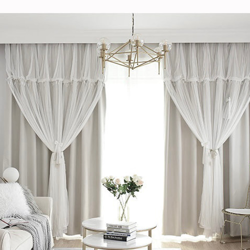 2枚入り 1セット 両開き カーテン 一級遮光カーテン 一体型