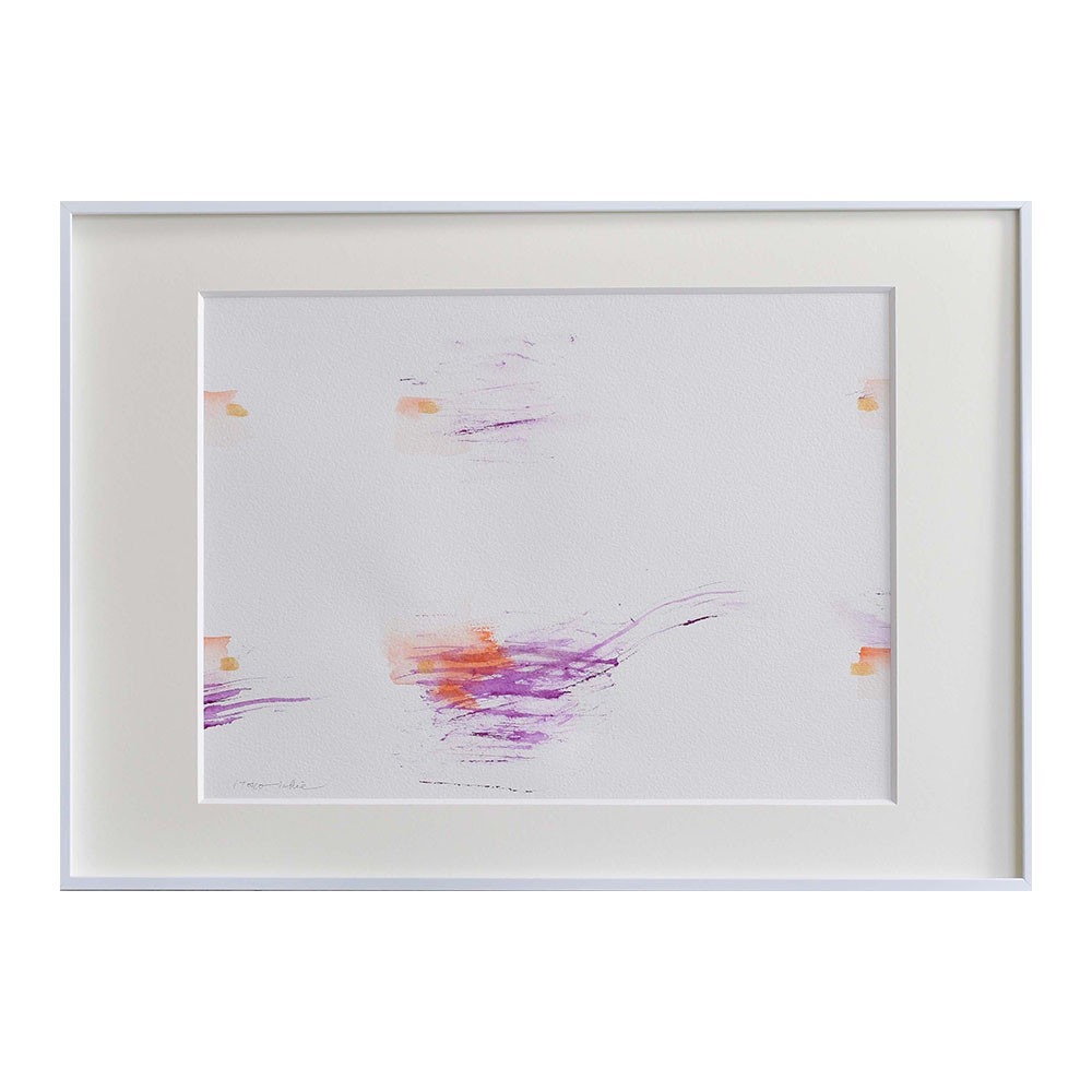 原画1点 額縁セット 抽象画 / 77×56㎝ モダン 私たちの存在X-Ⅱ B2