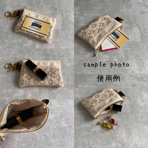 次回再販未定】ナイロン キルティング/刺繍ポーチ付き 2way 次回再販未定】ナイロン キルティング/刺繍ポーチ付き 2way