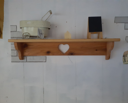 ❤️横幅74cm 大きな飾り棚 カントリー家具 USED オーダー品