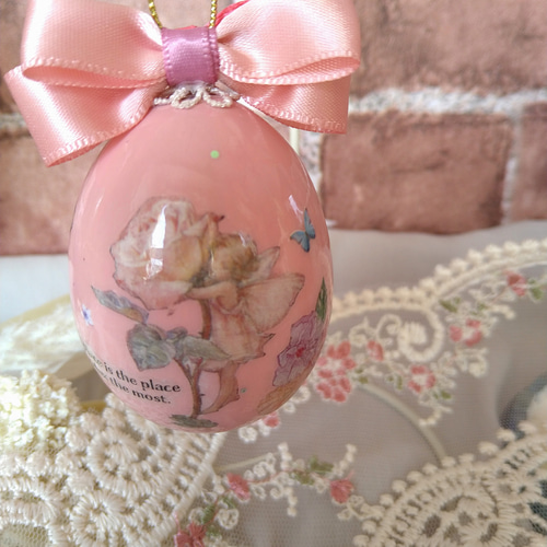 送料無料】フラワーフェアリーズ☆オーナメント＊エッグアート