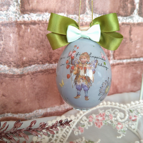 送料無料】フラワーフェアリーズ☆オーナメント＊エッグアート