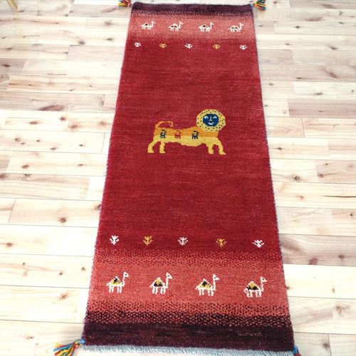 125x46cm ペルシャギャッベ ランナー (ギャベ) ペルシャ絨毯 ギャッベ 123x40cm ペルシャギャッベ ランナー (ギャベ) ペルシャ絨毯 ギャッベ