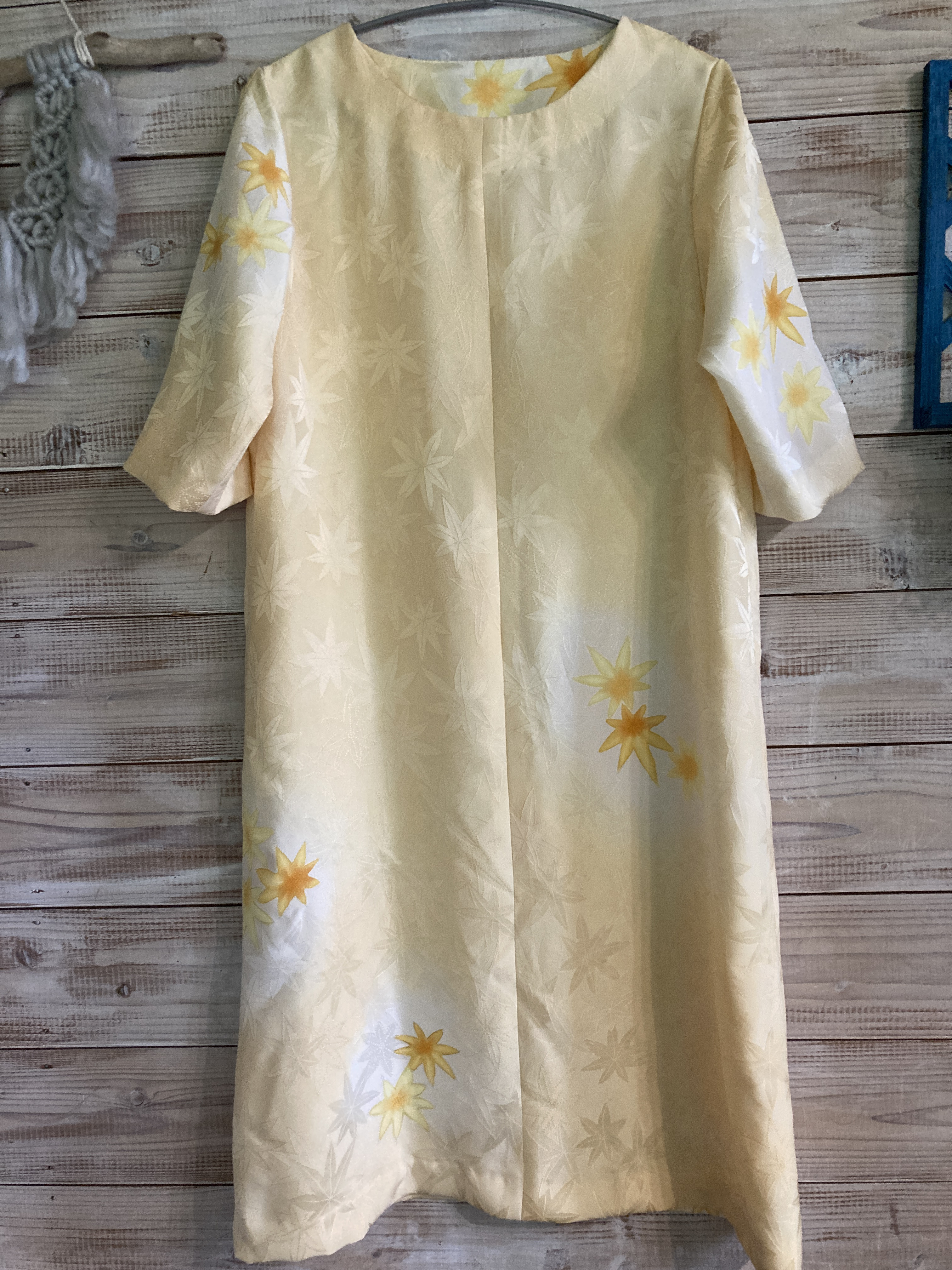 着物リメイクなワンピース